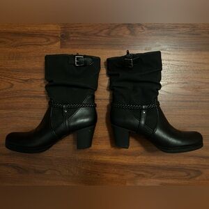 Black heeled Life Stride boots